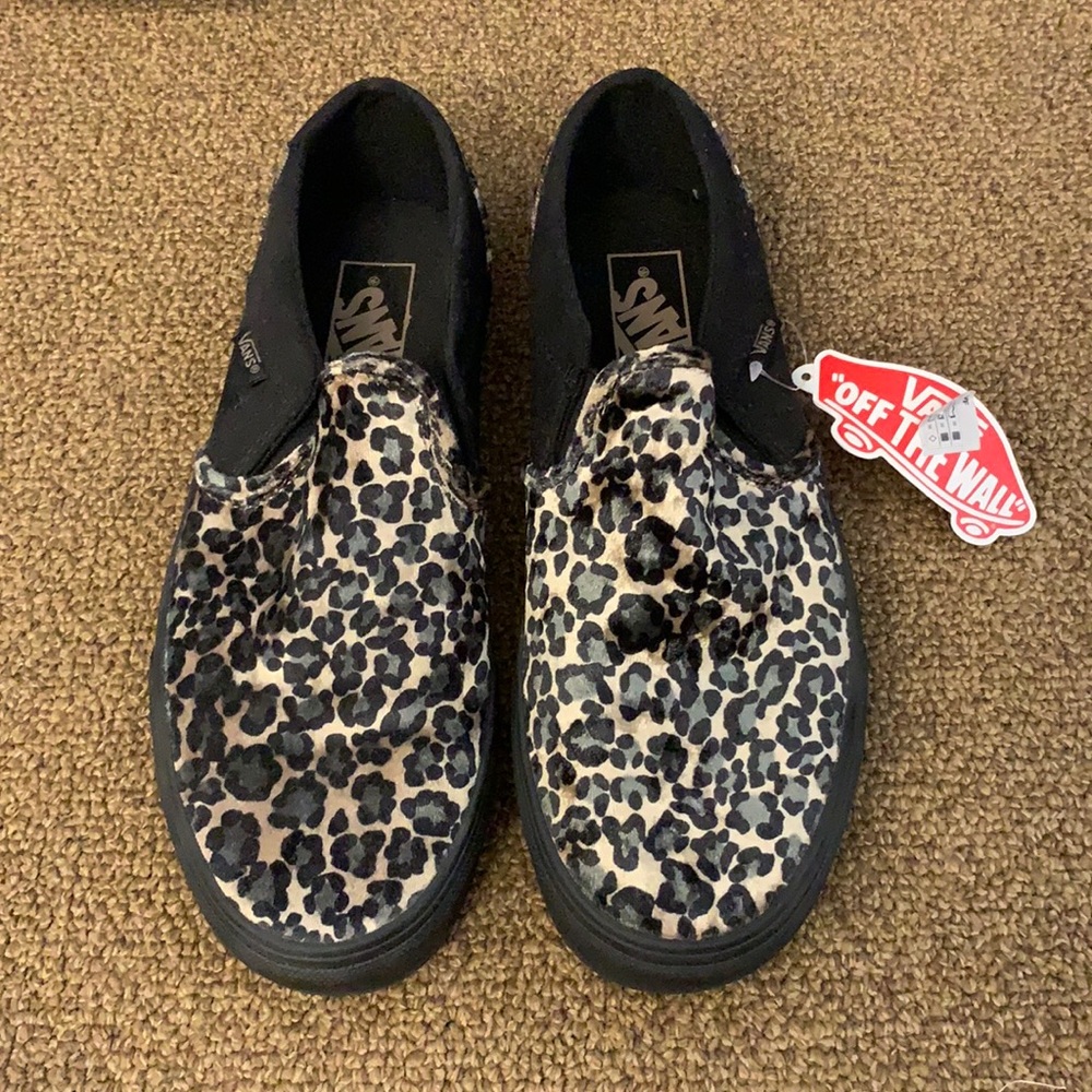 NWT cheetah Vans